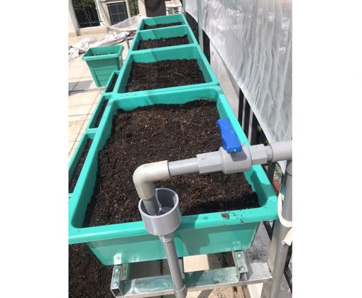 Bộ kệ trồng rau sạch 8 chậu 2 tầng